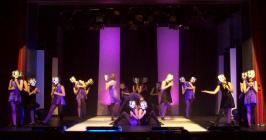 Photograph from Time To Dance - lighting design by Eric Lund