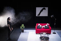 Photograph from Assembly Required - lighting design by Alan Mooney