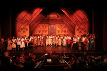 Photograph from Disney&#039;s Beauty and the Beast - lighting design by Peter Vincent