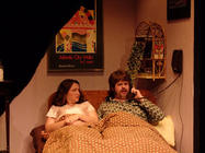 Photograph from Bedroom Farce - lighting design by Peter Vincent