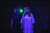 Photograph from Be More Chill - lighting design by Ellen Butterworth-Evans
