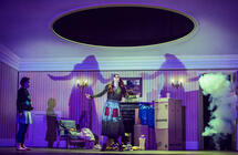 Photograph from Coraline - lighting design by Matthew Haskins