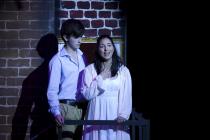 Photograph from West Side Story - lighting design by Peter Vincent