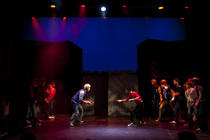 Photograph from West Side Story - lighting design by Peter Vincent