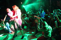 Photograph from Romeo and Juliet - Streetdance - lighting design by Andy Webb