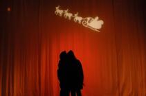 Photograph from The Great Sleigh Robbery - lighting design by Guy Lee