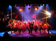 Photograph from Chess - lighting design by Pete Watts