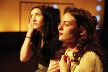 Photograph from All About My Mother - lighting design by Johnathan Rainsforth