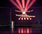 Photograph from Sian Goddard of Dance - lighting design by LeeStoddart