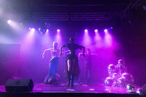 Photograph from Acid's Reign - lighting design by CatjaHamilton