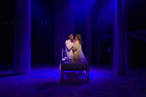Photograph from Amour - lighting design by Johnathan Rainsforth