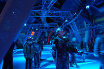 Photograph from Space Centre Bremen - lighting design by Durham Marenghi