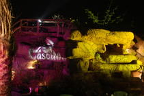 Photograph from Cascade Complex Grand Opening 2003 - lighting design by Mohamed Ghanem