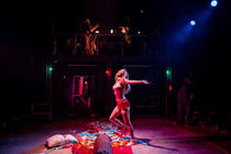 Photograph from Collective Rage - lighting design by Zoe Spurr