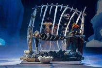 Photograph from Ice Age Live - lighting design by Luc Peumans
