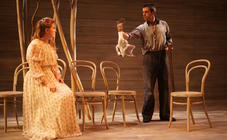 Photograph from The Seagull - lighting design by Brendan Albrey