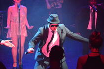 Photograph from The Blues Brothers - Live - lighting design by Richard Williamson