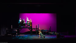 Photograph from The Diviners - lighting design by Wally Eastland