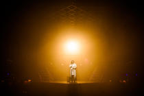 Photograph from Chess - lighting design by Grant Anderson