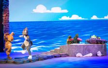 Photograph from Tom and Jerry the Crystal Quest - lighting design by David Muir