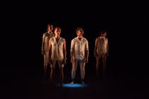 Photograph from Transmission - lighting design by Louise Gregory