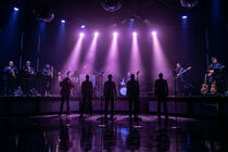 Photograph from Hootenany - lighting design by Marty Langthorne