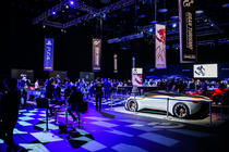 Photograph from Gran Turismo Unveiling - lighting design by Dan Terry