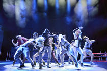 Photograph from Sky, the musical in 3D - lighting design by Luc Peumans