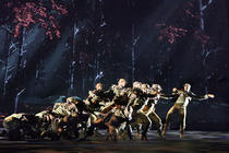 Photograph from Sky, the musical in 3D - lighting design by Luc Peumans