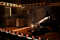Photograph from Dogs Barking - lighting design by George Bach