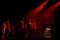 Photograph from Evita - lighting design by Jason Ahn