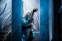 Photograph from Frankenstein - lighting design by Grant Anderson
