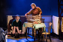 Photograph from My Uncle Freddy - lighting design by Johnathan Rainsforth