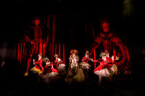 Photograph from The Pirate Queen - lighting design by Johnathan Rainsforth
