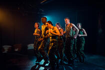 Photograph from The Grandfathers - lighting design by Chloe Kenward