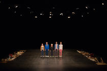 Photograph from Minor Planets - lighting design by Alex Fernandes