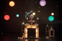 Photograph from The Iron Man - lighting design by Marty Langthorne
