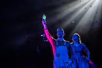 Photograph from Jack and the Beanstalk - lighting design by MattCondonLD