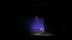 Photograph from Royal Academy Vocal Scenes - lighting design by Jack Wills