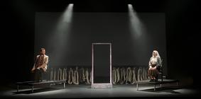 Photograph from Royal Academy Vocal Scenes - lighting design by Jack Wills
