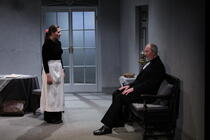 Photograph from Ghosts - lighting design by Alastair Griffith