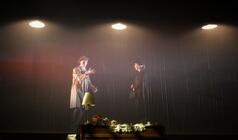 Photograph from Brief Encounter - lighting design by Toby Ison