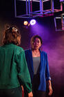 Photograph from Choose Your Fighter - lighting design by SamOsborne