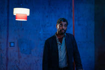 Photograph from In A Word - lighting design by Joshua Gadsby