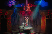 Photograph from Aladdin - Panto - lighting design by James McFetridge