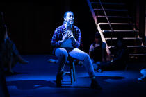 Photograph from FAME! - lighting design by Ros Chase