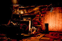 Photograph from Stig of the Dump - lighting design by Christopher Withers