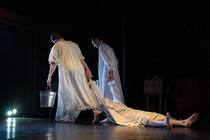 Photograph from Lady Macbeth: Unsex Me Here - lighting design by Laura Hawkins