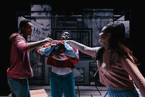 Photograph from Layla's Room - lighting design by Chloe Kenward
