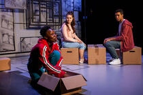 Photograph from Layla's Room - lighting design by Chloe Kenward